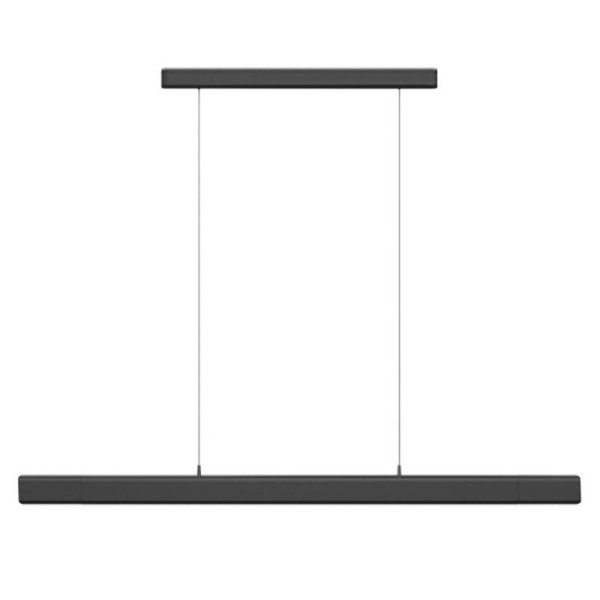 Lámpara colgante VISION, 30W, 120cm, 2 focos orientables, Sensor de mano, Regulable, antracita