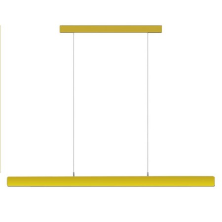 Lámpara colgante VISION, 30W, 120cm, 2 focos orientables, Sensor de mano, Regulable, golden