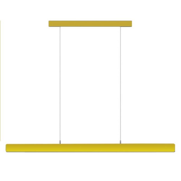 Lámpara colgante VISION, 30W, 120cm, 2 focos orientables, Sensor de mano, Regulable, golden