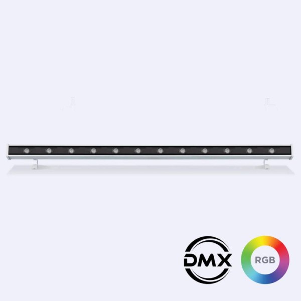 Bañador de pared lineal LED BRIDGELUX, 36W, DC24V, RGB-DMX, 1m