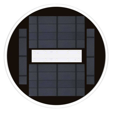 Lámpara LED SOLAR para piscinas Ø309mm, IP68, 36*02W