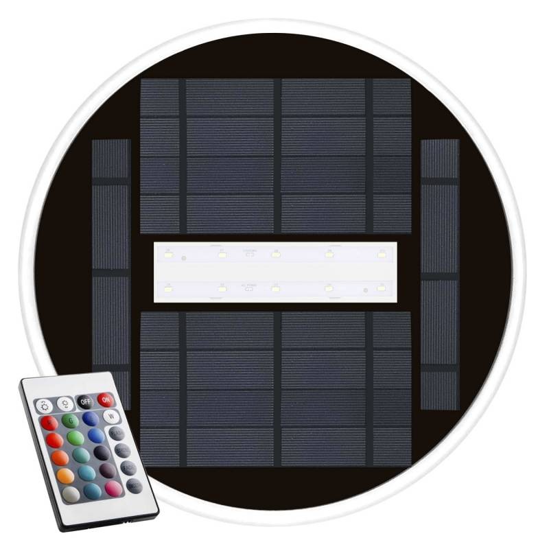 Lámpara LED SOLAR para piscinas Ø309mm, IP68, 36*02W, RGB