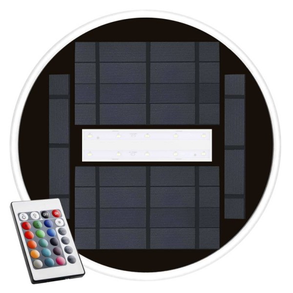 Lámpara LED SOLAR para piscinas Ø309mm, IP68, 36*02W, RGB