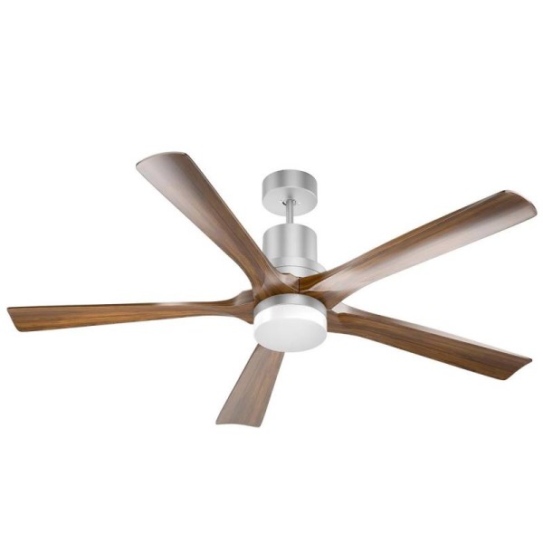 Ventilador de techo con led EOLO 5 palas de madera