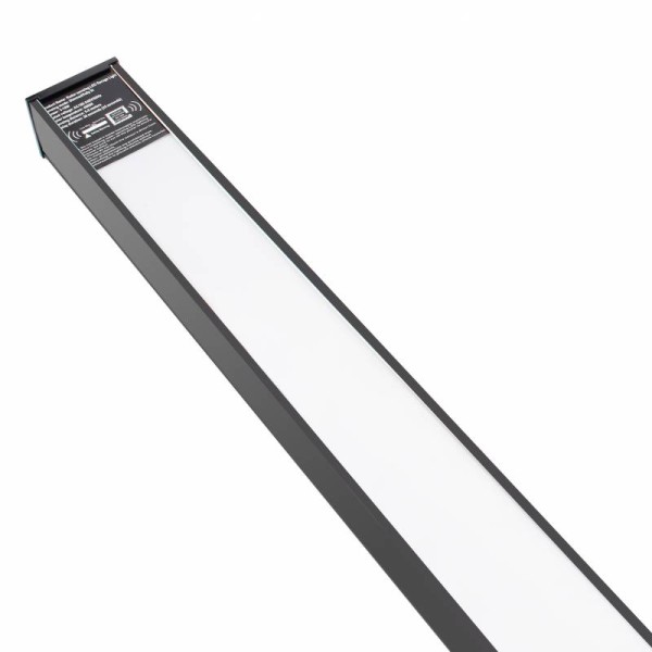 Pantalla LED METRO sensor movimiento, 3-18W, 120cm, negro