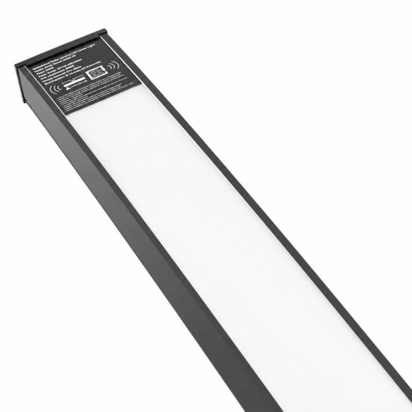 Pantalla LED METRO sensor movimiento, 3-36W, 120cm, negro