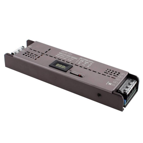 Fuente de alimentación DC12V/300W/25A Regulable con Display