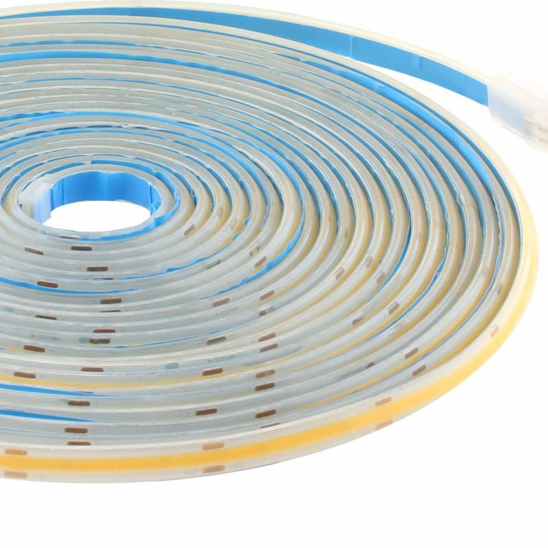 Tira LED Monocolor COB, DC24V, 10 metros (480Led/m), 100W, Silicona IP66