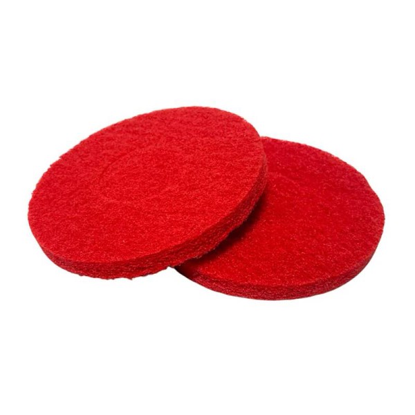 Set de 2 Discos de limpieza para fregadora compacta CleanKoob K6 (rojo)
