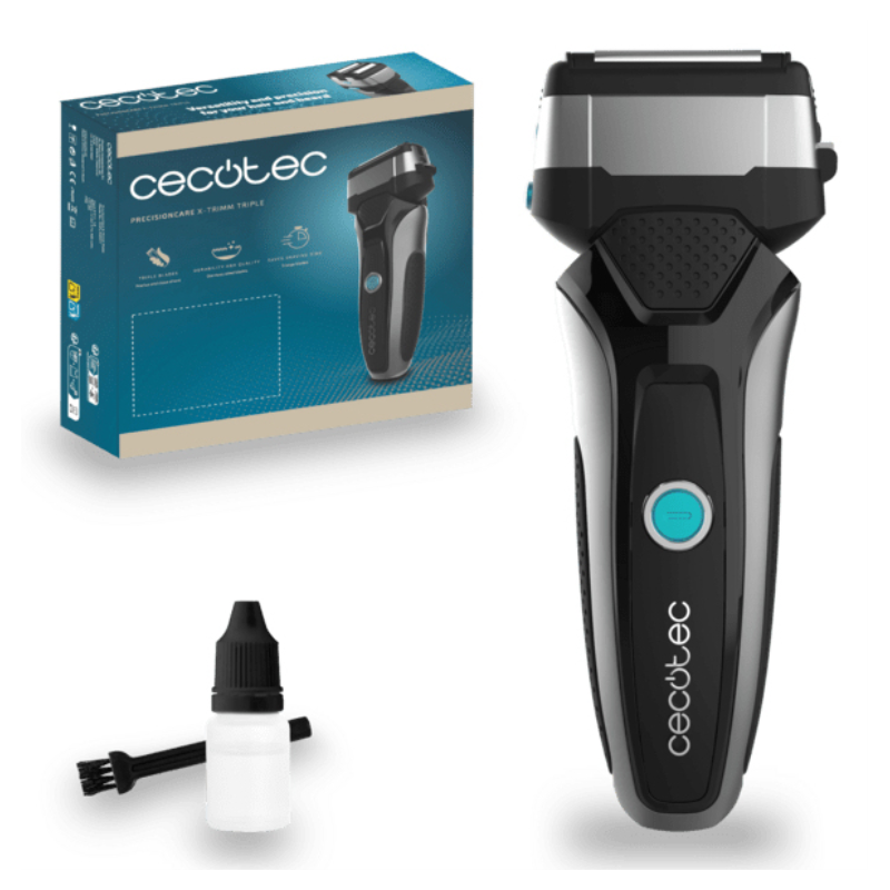 Cecotec PrecisionCare X-Trimm Triple Máquina de afeitar de láminas Negro