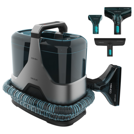 Cecotec Conga 6000 Carpet&Spot Clean XXL Advance máquina de limpieza de alfombras Caminar-detrás Negro, Verde