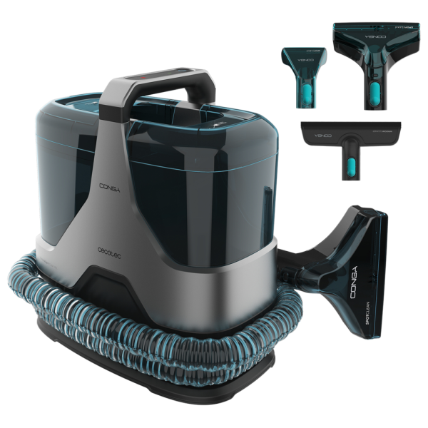 Cecotec Conga 6000 Carpet&Spot Clean XXL Advance máquina de limpieza de alfombras Caminar-detrás Negro, Verde