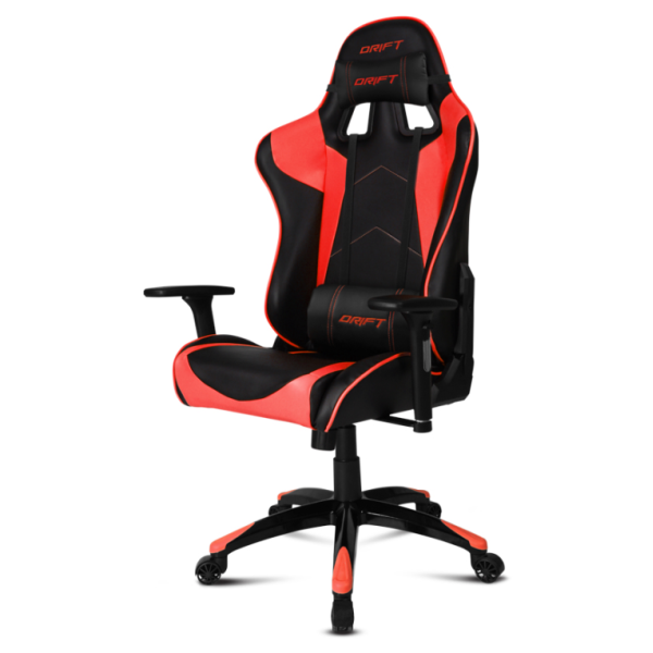 DRIFT DR300 Silla para videojuegos de PC Asiento acolchado Negro, Rojo
