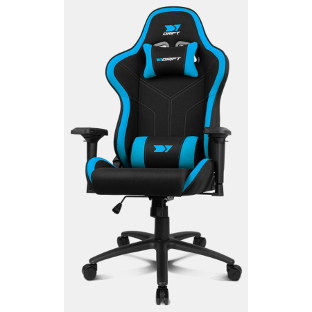 DRIFT DR110BL silla para videojuegos Butaca para jugar Asiento acolchado Negro, Azul