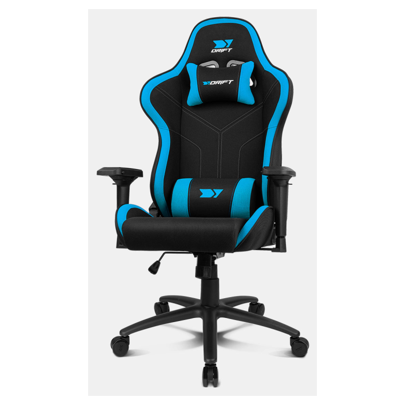 DRIFT DR110BL silla para videojuegos Butaca para jugar Asiento acolchado Negro, Azul