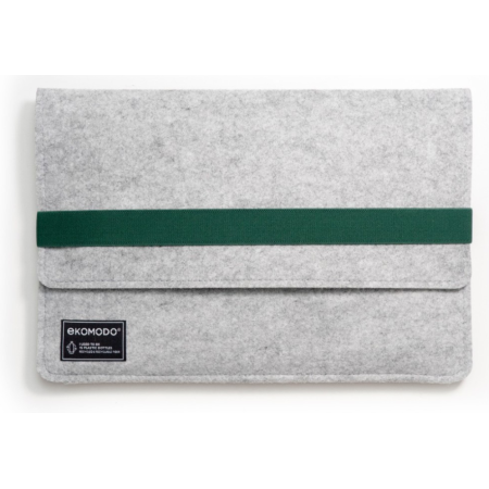 EKOMODO HR-004 maletines para portátil 33 cm (13″) Funda Verde, Gris