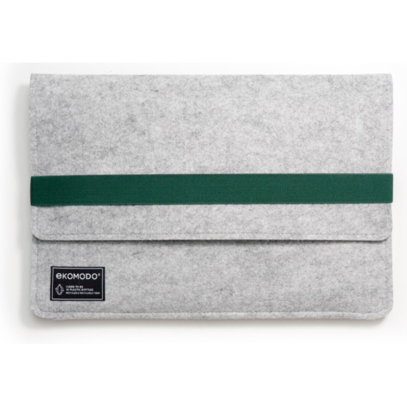 EKOMODO HR-004 maletines para portátil 33 cm (13″) Funda Verde, Gris