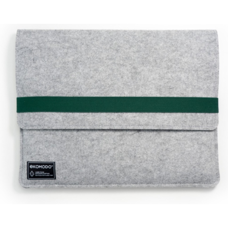 EKOMODO HR-014 maletines para portátil 38,1 cm (15″) Funda Verde, Gris