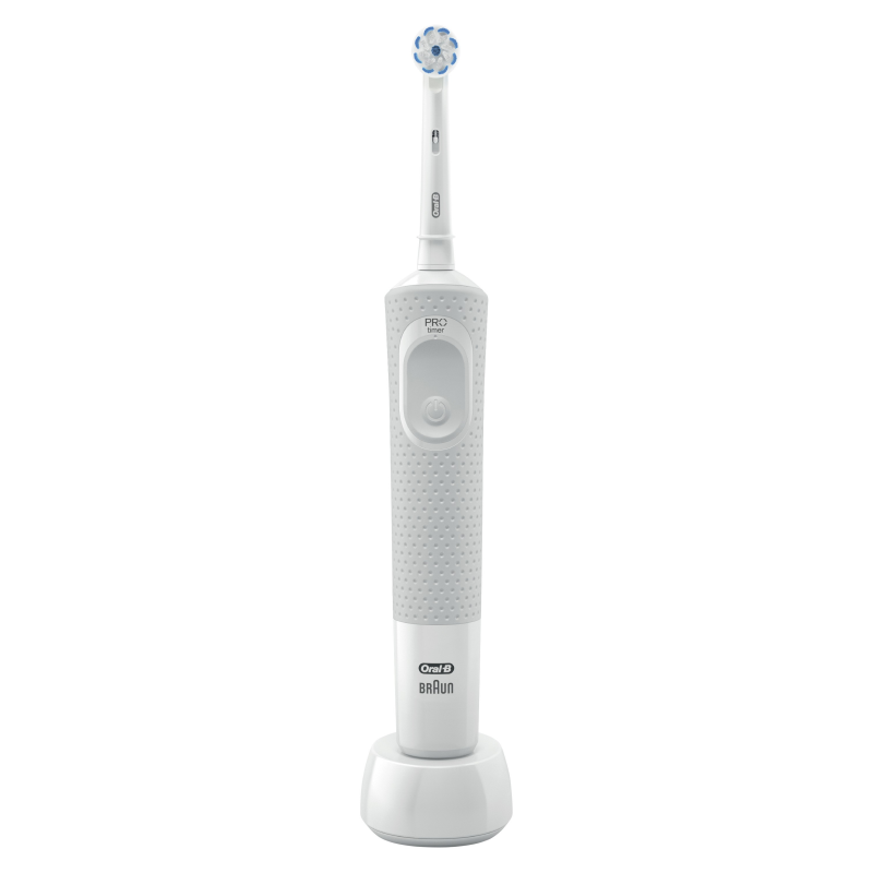 Braun Oral-B Vitality 100 Starter Pack Adulto Cepillo dental oscilante Blanco, Gris