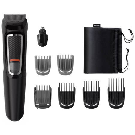 Philips MULTIGROOM Series 3000 Cara y cabello 8 en 1 con 8 herramientas