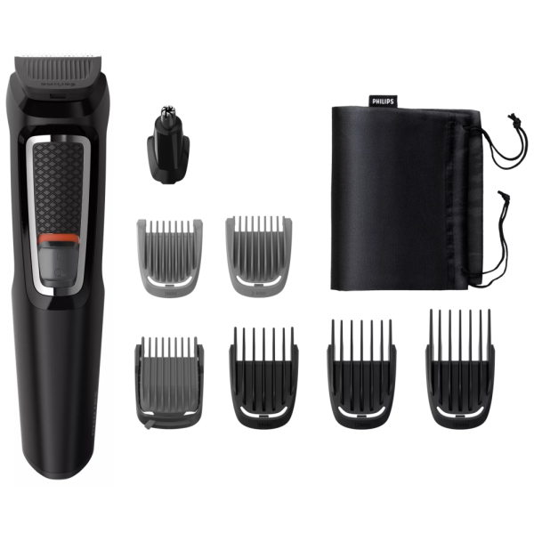 Philips MULTIGROOM Series 3000 Cara y cabello 8 en 1 con 8 herramientas