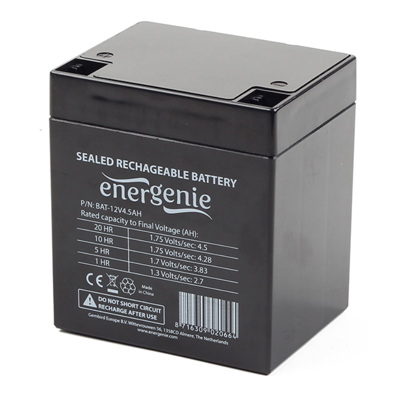 Gembird BAT-12V4.5AH batería para sistema ups 12 V