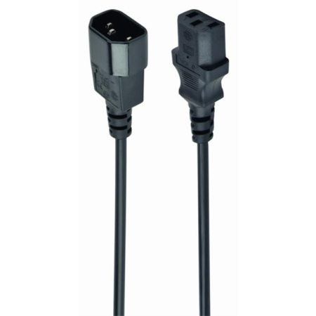 Gembird PC-189-075-1.8M cable de transmisión Negro 1,8 m C13 acoplador C14 acoplador