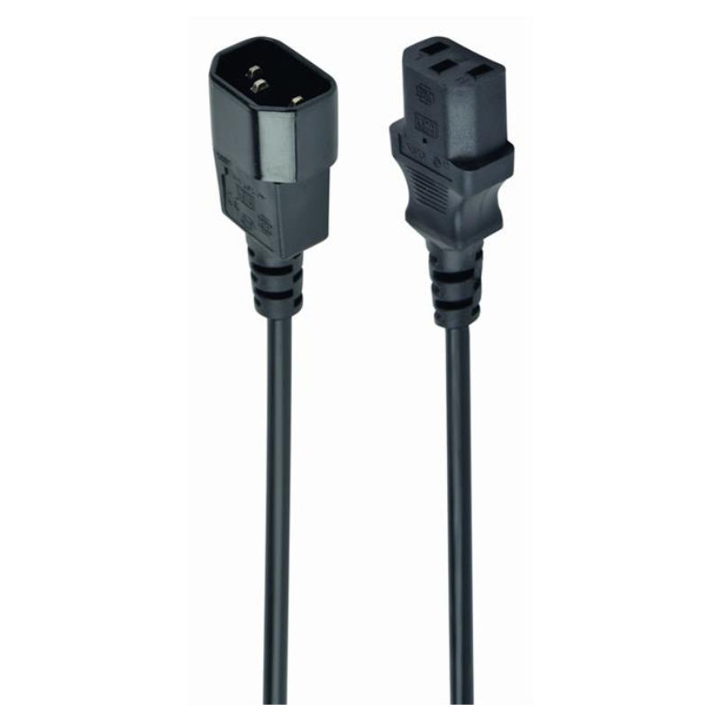 Gembird PC-189-075-1.8M cable de transmisión Negro 1,8 m C13 acoplador C14 acoplador