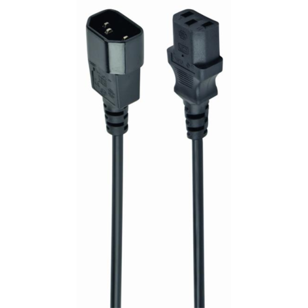 Gembird PC-189-075-1.8M cable de transmisión Negro 1,8 m C13 acoplador C14 acoplador