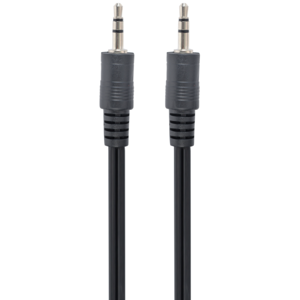Gembird 1.2m, 3.5mm/3.5mm, M/M cable de audio 1,2 m 3,5mm Negro