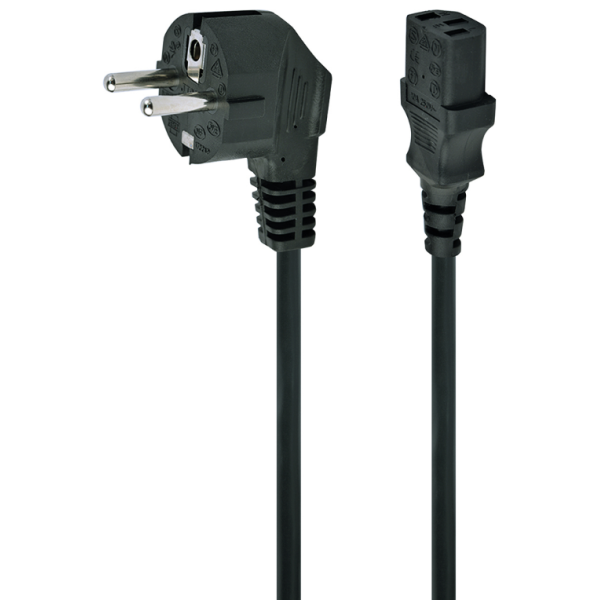 Gembird PC-186-VDE-10M cable de transmisión Negro CEE7/4 C14 acoplador