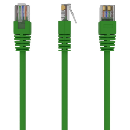 Gembird PP12-1M/G cable de red Verde Cat5e