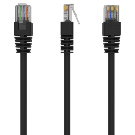 Gembird PP12-3M/BK cable de red Negro Cat5e U/UTP (UTP)