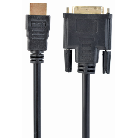 Gembird 5m, HDMI/DVI, M/M DVI-D Negro