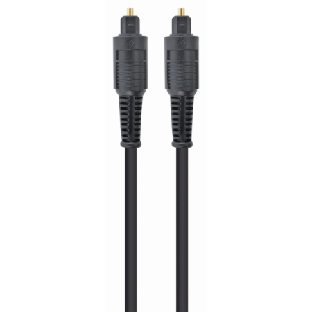 Gembird Toslink, 2m cable de audio Negro