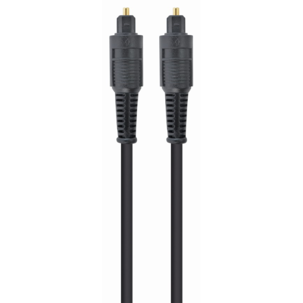 Gembird Toslink, 2m cable de audio Negro