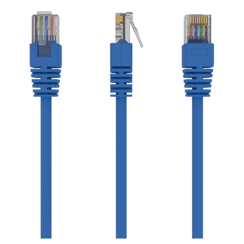 Gembird Patch Cord Cat.5e 0.25m cable de red Azul 0,25 m Cat5e U/UTP (UTP)