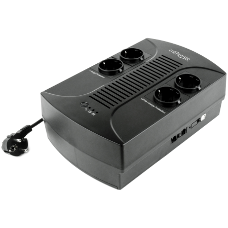 Gembird EG-UPS-001 sistema de alimentación ininterrumpida (UPS) 0,65 kVA 390 W 4 salidas AC