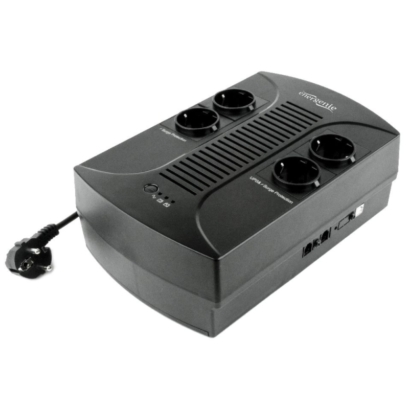 Gembird EG-UPS-002 sistema de alimentación ininterrumpida (UPS) 0,85 kVA 510 W 4 salidas AC