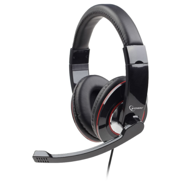 Gembird MHS-U-001 auricular y casco Auriculares Alámbrico Diadema Llamadas/Música Negro