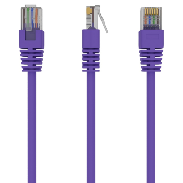 Gembird RJ45/RJ45 Cat5e 0.25m cable de red Púrpura 0,25 m U/UTP (UTP)