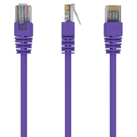 Gembird RJ45/RJ45 Cat5e 0.5m cable de red Púrpura 0,5 m U/UTP (UTP)