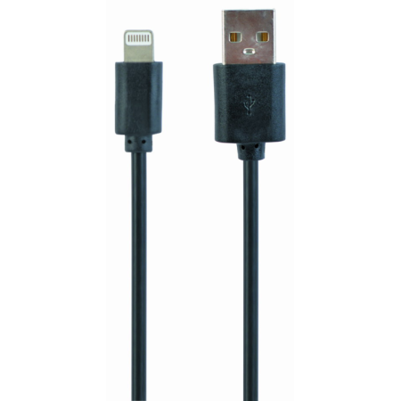 Gembird CC-USB2-AMLM-1M cable de conector Lightning Negro