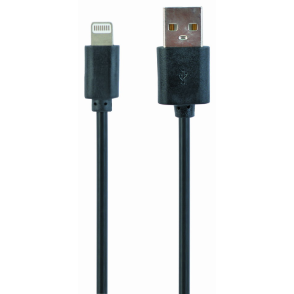 Gembird CC-USB2-AMLM-1M cable de conector Lightning Negro