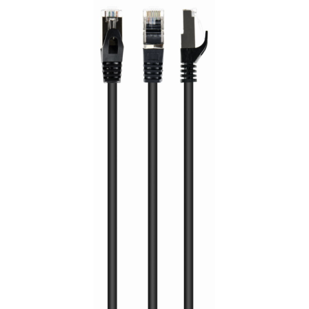 Gembird PP6A-LSZHCU-BK-0.5M cable de red Negro 0,5 m Cat6a