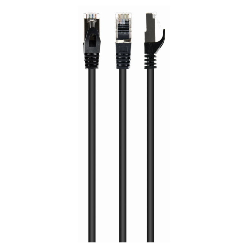 Gembird PP6A-LSZHCU-BK-0.5M cable de red Negro 0,5 m Cat6a