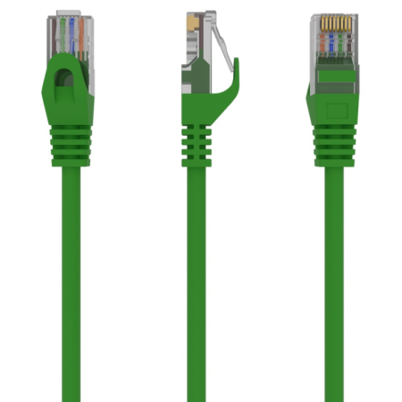 Gembird PP6U-0.25M/G cable de red Verde 0,25 m Cat6 U/UTP (UTP)