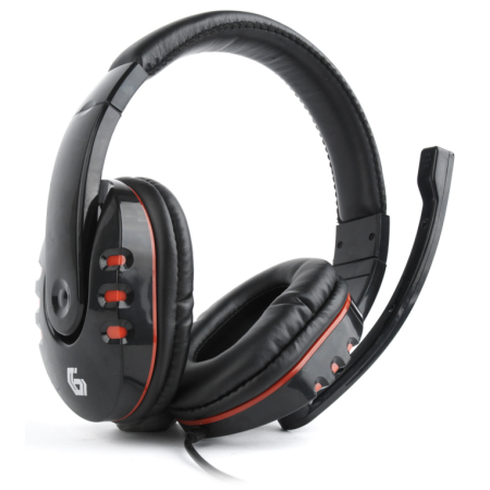 Gembird GHS-402 auricular y casco Auriculares Alámbrico Diadema Juego Negro