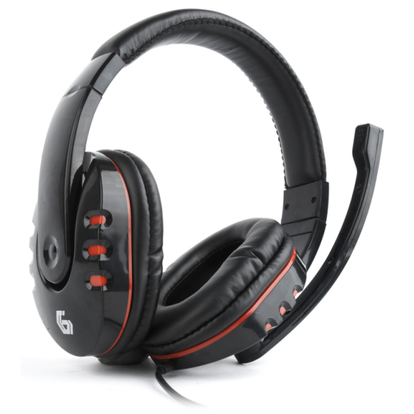 Gembird GHS-402 auricular y casco Auriculares Alámbrico Diadema Juego Negro