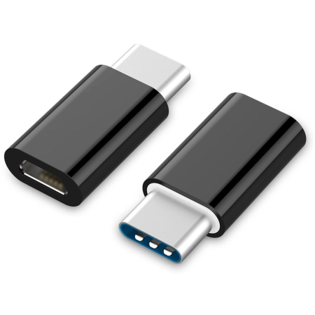 Gembird A-USB2-CMmF-01 USB Type-C Micro USB Negro